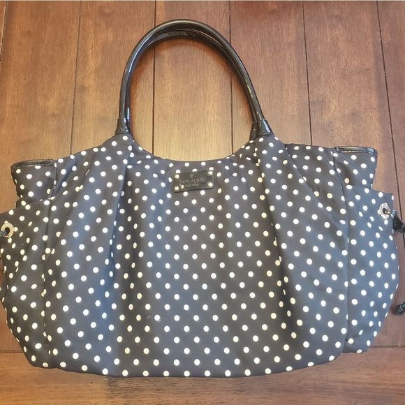 Kate Spade Stevie polka dot diaper bag - Picture 6 of 16